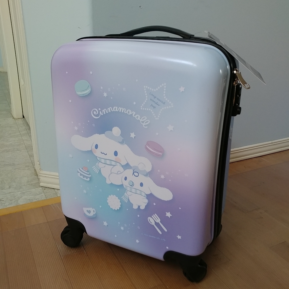 Sanrio Cinnamoroll & Milk Winter Magic Luggage Bag
